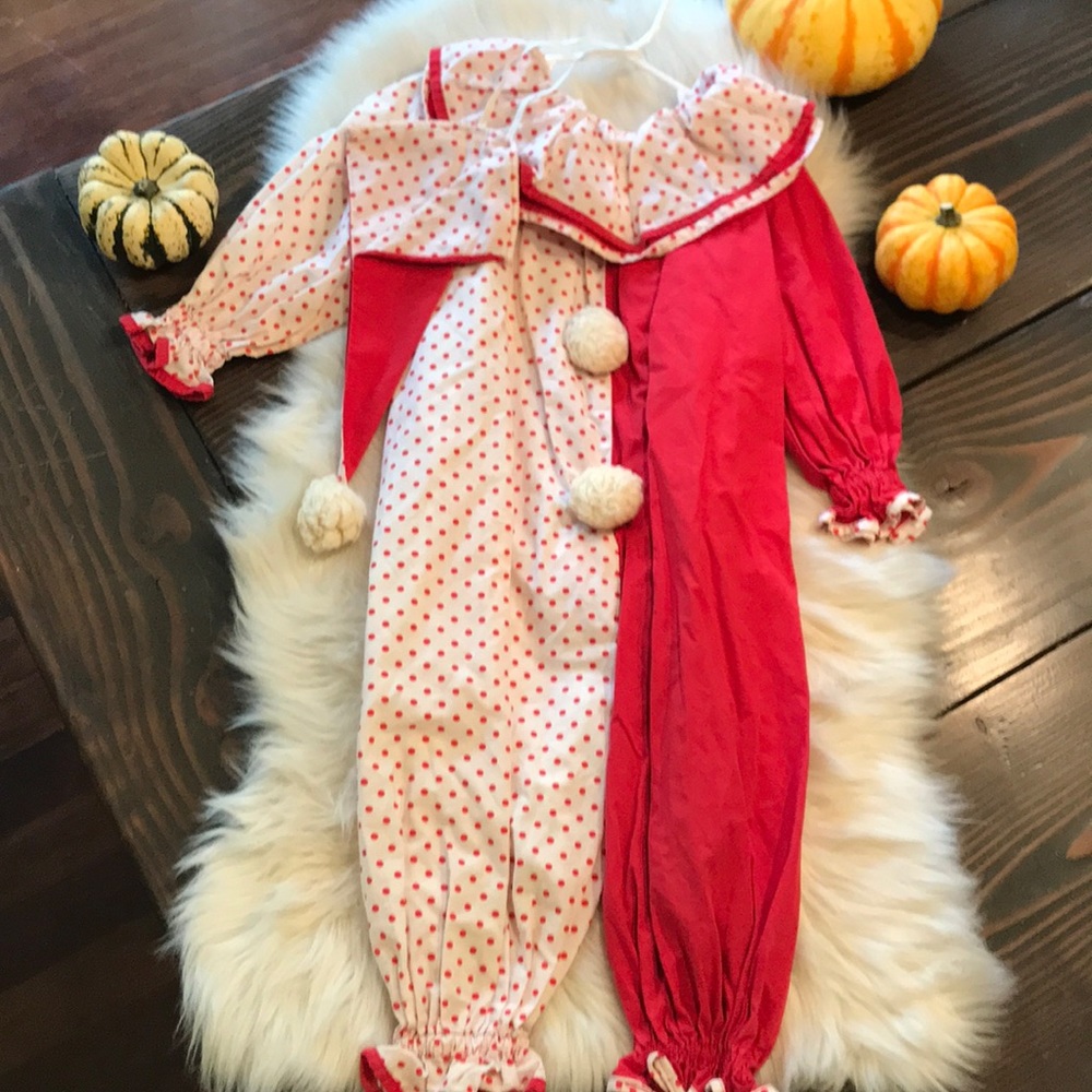 VINTAGE CLOWN COSTUME